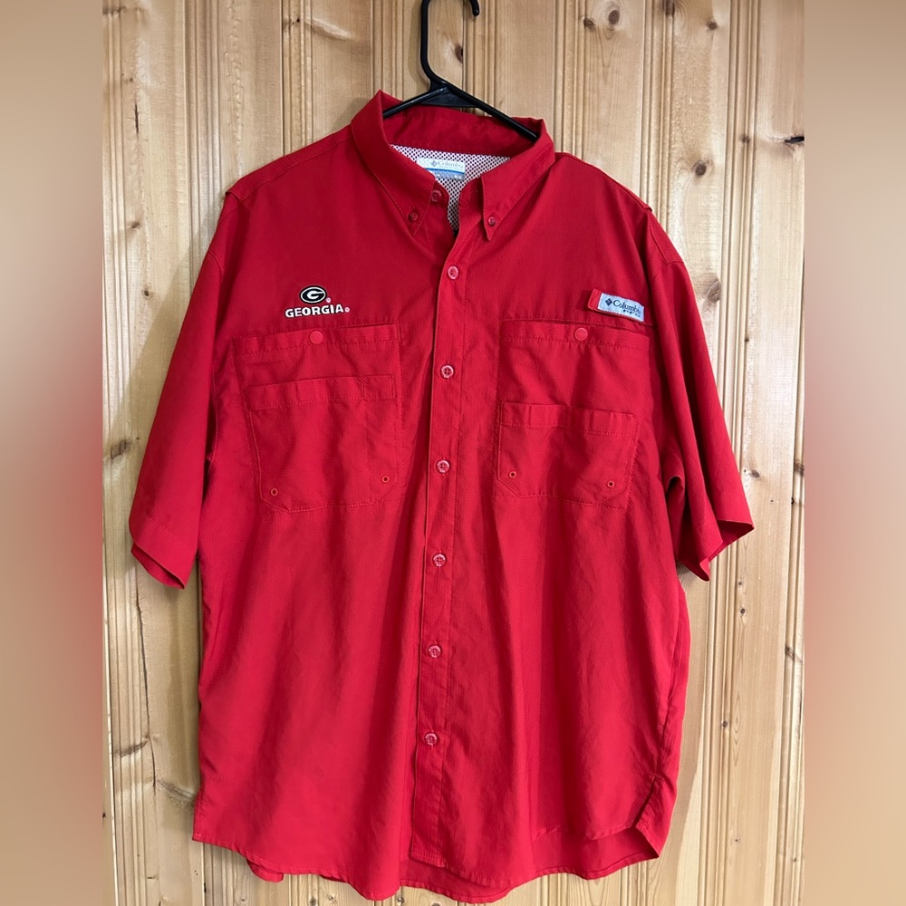 Columbia PFG UGA Shirt